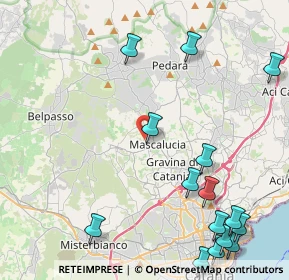 Mappa Via Santissimo Crocifisso, 95030 Mascalucia CT, Italia (6.54)