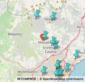 Mappa Via Santissimo Crocifisso, 95030 Mascalucia CT, Italia (5.99929)