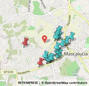 Mappa Via Santissimo Crocifisso, 95030 Mascalucia CT, Italia (0.4545)