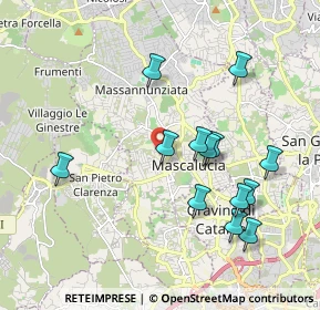 Mappa Via Santissimo Crocifisso, 95030 Mascalucia CT, Italia (2.18385)