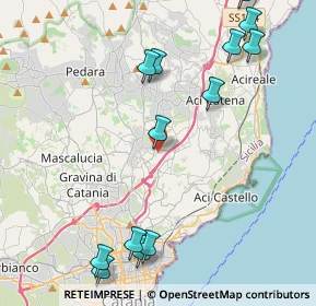 Mappa Via Puglia, 95037 San Giovanni La Punta CT, Italia (5.89154)