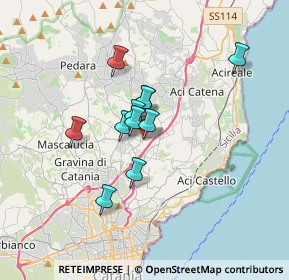 Mappa Via Puglia, 95037 San Giovanni La Punta CT, Italia (2.75091)