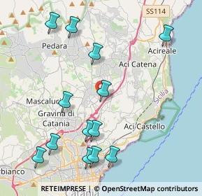 Mappa Via Puglia, 95037 San Giovanni La Punta CT, Italia (5.26154)