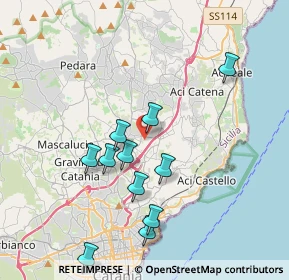 Mappa Via Puglia, 95037 San Giovanni La Punta CT, Italia (4.19)