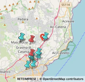 Mappa Via Puglia, 95037 San Giovanni La Punta CT, Italia (4.31455)