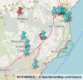 Mappa Via Puglia, 95037 San Giovanni La Punta CT, Italia (5.42692)