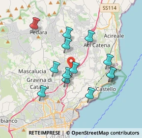 Mappa Via Puglia, 95037 San Giovanni La Punta CT, Italia (3.66231)