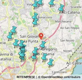Mappa Via Puglia, 95037 San Giovanni La Punta CT, Italia (2.7235)