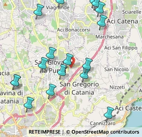 Mappa Via Puglia, 95037 San Giovanni La Punta CT, Italia (2.73)