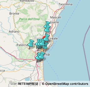 Mappa Via Puglia, 95037 San Giovanni La Punta CT, Italia (9.26667)