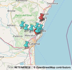 Mappa Via Puglia, 95037 San Giovanni La Punta CT, Italia (9.15)