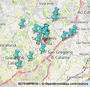 Mappa Via Umberto, 95037 San Giovanni La Punta CT, Italia (1.77333)