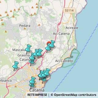 Mappa Via Enrico Fermi, 95027 San Gregorio di Catania CT, Italia (5.26133)