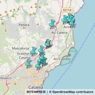 Mappa Via Enrico Fermi, 95027 San Gregorio di Catania CT, Italia (4.49222)