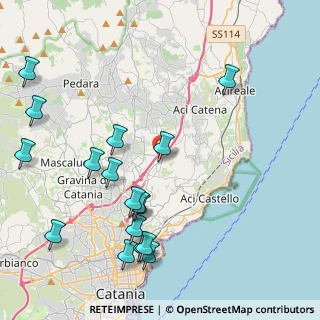 Mappa Via Enrico Fermi, 95027 San Gregorio di Catania CT, Italia (5.62941)