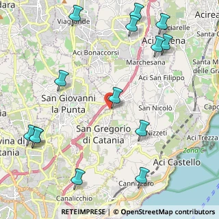 Mappa Via Enrico Fermi, 95027 San Gregorio di Catania CT, Italia (3.23357)