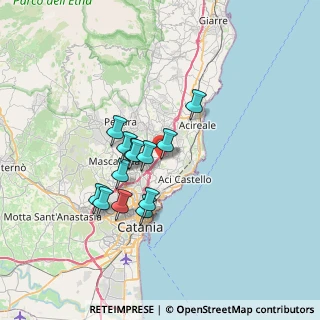 Mappa Via Enrico Fermi, 95027 San Gregorio di Catania CT, Italia (6.12692)