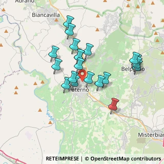 Mappa Via dei Platani, 95047 Paternò CT, Italia (3.5865)