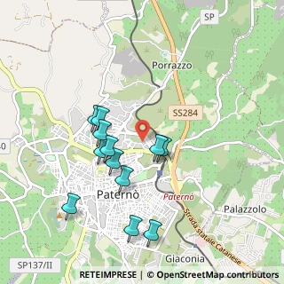 Mappa Via Campo dei Fiori, 95047 Paternò CT, Italia (1.01083)
