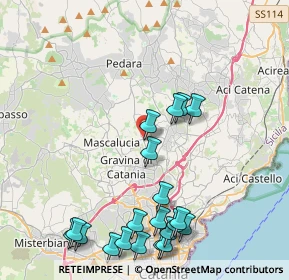 Mappa Via Pietro Mascagni, 95030 Tremestieri Etneo CT, Italia (5.624)