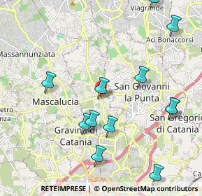 Mappa Via Pietro Mascagni, 95030 Tremestieri Etneo CT, Italia (2.61917)