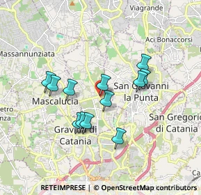 Mappa Via Pietro Mascagni, 95030 Tremestieri Etneo CT, Italia (1.67167)