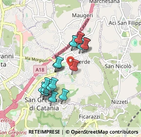 Mappa Via Seminara, 95028 Valverde CT, Italia (0.828)