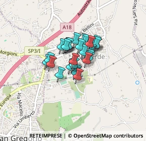 Mappa Via Seminara, 95028 Valverde CT, Italia (0.27857)