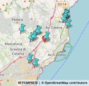 Mappa Via Seminara, 95028 Valverde CT, Italia (4.285)