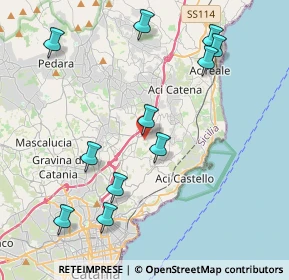 Mappa Via Seminara, 95028 Valverde CT, Italia (5.04818)