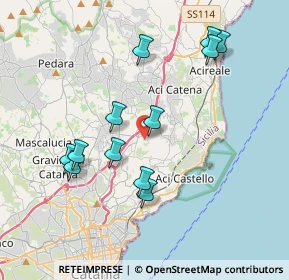 Mappa Via Seminara, 95028 Valverde CT, Italia (4.25417)