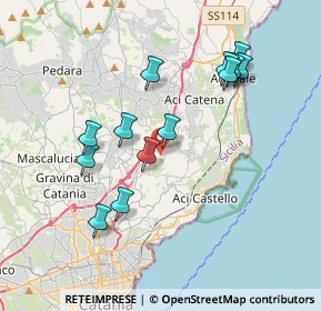 Mappa Via Seminara, 95028 Valverde CT, Italia (4.04923)
