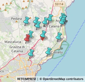 Mappa Via Seminara, 95028 Valverde CT, Italia (3.71467)