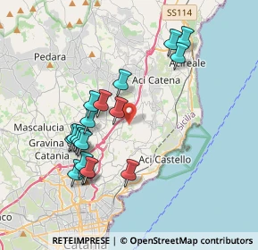 Mappa Via Seminara, 95028 Valverde CT, Italia (4.08611)