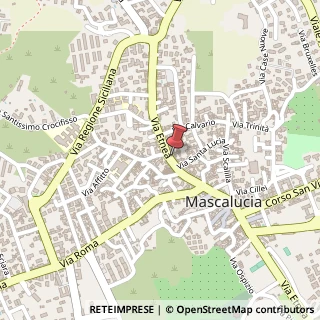 Mappa Via Etnea, 240, 95030 Mascalucia, Catania (Sicilia)