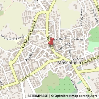 Mappa Via Guglielmo Marconi, 8, 95030 Mascalucia, Catania (Sicilia)