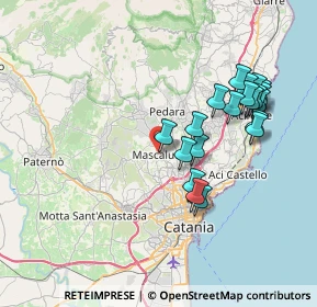 Mappa Via Guglielmo Marconi, 95030 Mascalucia CT, Italia (8.258)