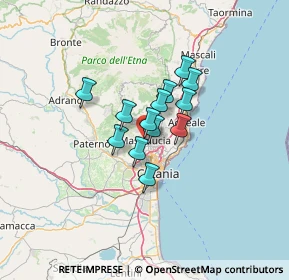 Mappa Via Guglielmo Marconi, 95030 Mascalucia CT, Italia (8.87923)