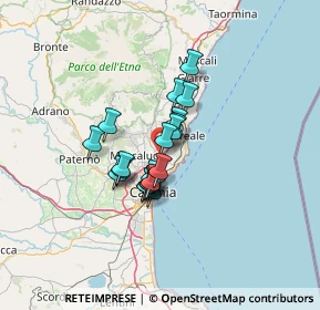 Mappa Via Salvatore Quasimodo, 95037 San Giovanni La Punta CT, Italia (9.5805)