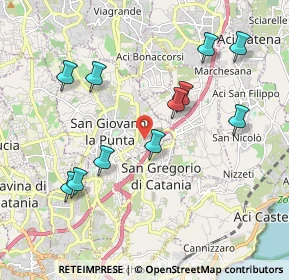 Mappa Via Salvatore Quasimodo, 95037 San Giovanni La Punta CT, Italia (2.26545)