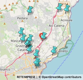 Mappa Via Salvatore Quasimodo, 95037 San Giovanni La Punta CT, Italia (4.47667)