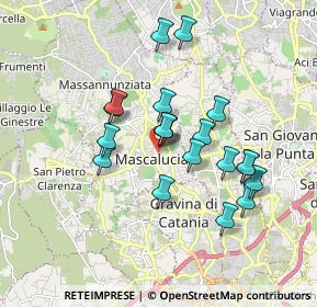 Mappa Piazza Carlo A. dalla Chiesa, 95030 Mascalucia CT, Italia (1.7085)