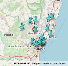 Mappa Piazza Carlo A. dalla Chiesa, 95030 Mascalucia CT, Italia (6.92833)