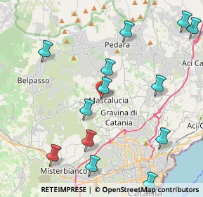 Mappa Via Regione Siciliana angolo, 95030 Mascalucia CT, Italia (5.59385)