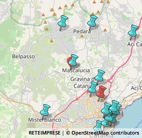 Mappa Via dell'Arca, 95030 Mascalucia CT, Italia (6.40533)