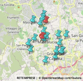 Mappa Via dell'Arca, 95030 Mascalucia CT, Italia (1.6625)