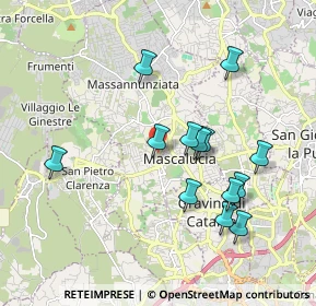 Mappa Via dell'Arca, 95030 Mascalucia CT, Italia (2.06154)