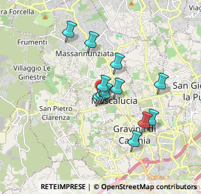 Mappa Via dell'Arca, 95030 Mascalucia CT, Italia (1.495)