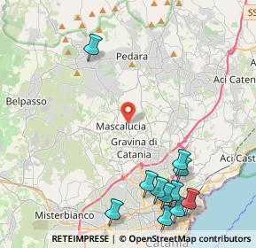 Mappa Via Capitano Mario D'Aleo, 95030 Mascalucia CT, Italia (6.27545)