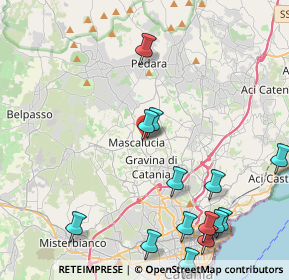 Mappa Via Capitano Mario D'Aleo, 95030 Mascalucia CT, Italia (5.905)